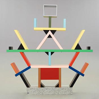 Ettore Sottsass, bokhylla "Carlton", Memphis, Italien 1980-tal.