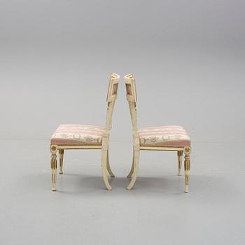 STOLAR, ett par. Sengustavianska, omkring 1800.