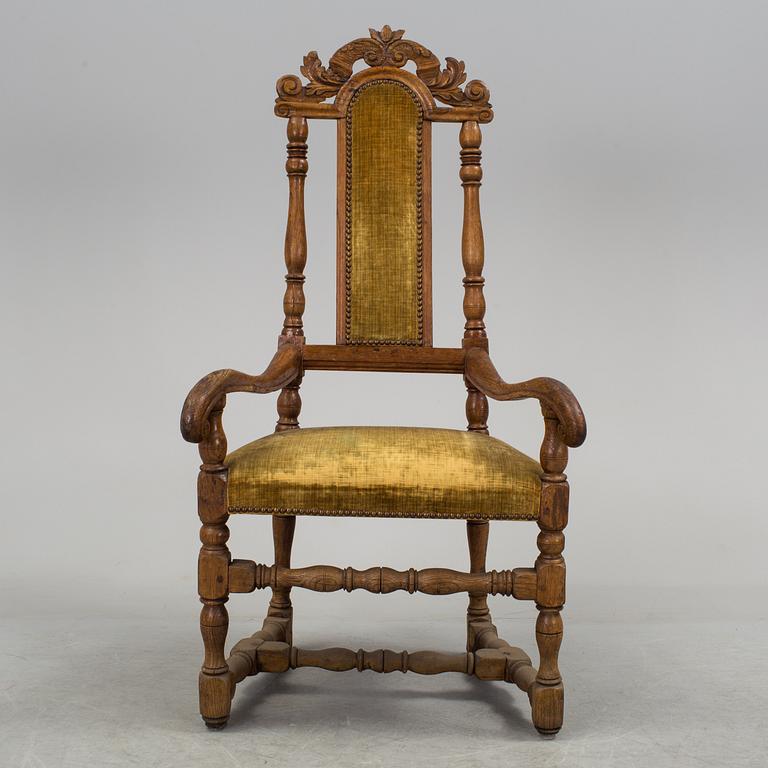 ARMCHAIR, baroque, 18th century.