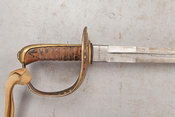 SABEL, svensk, m/1893.
För kavallerimanskap.