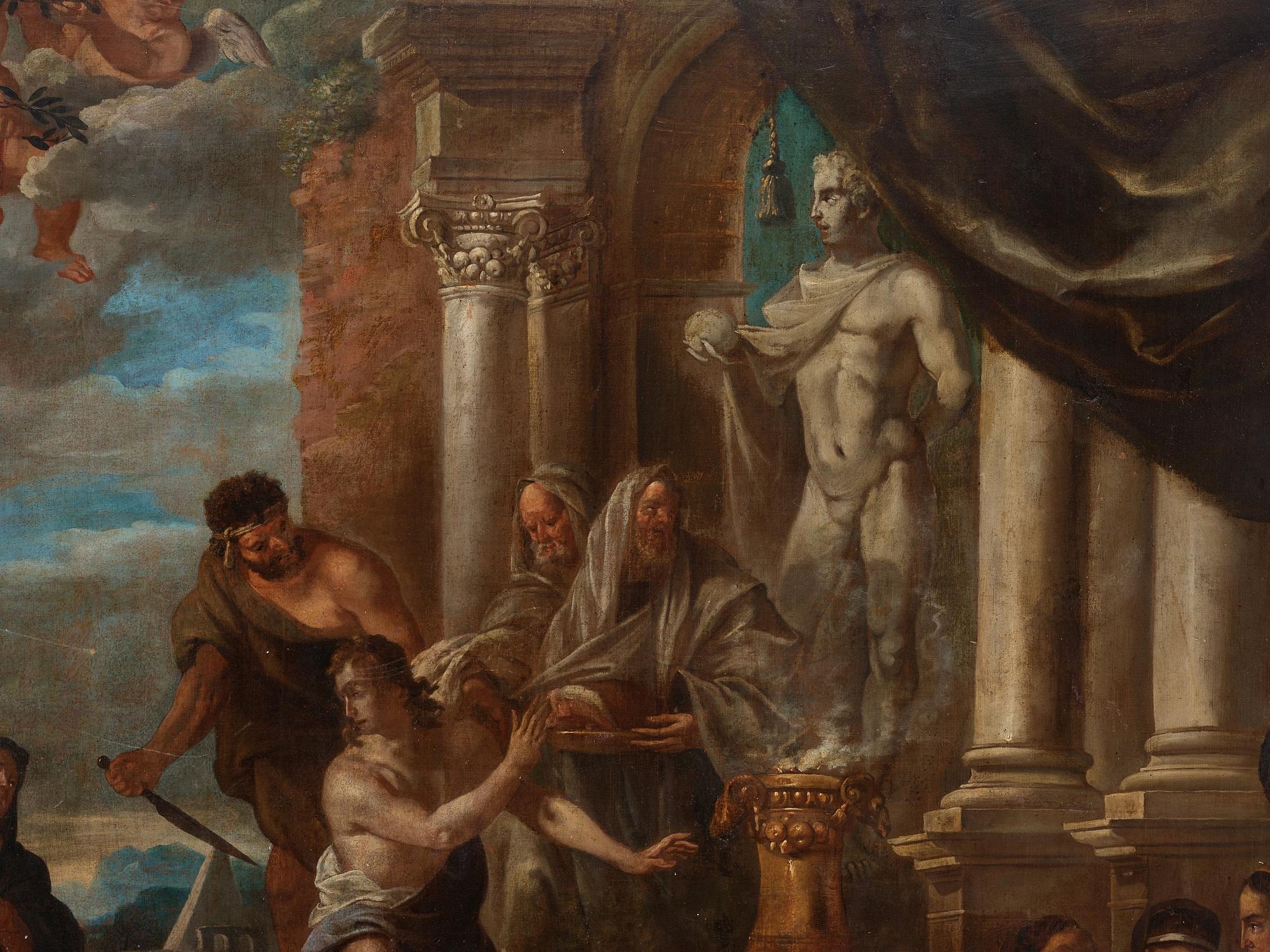 Anton (Antoni) Goubau, tillskriven, Antik scen med Alexander den store.