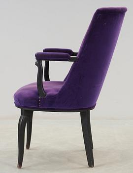 A Gunnar Asplund armchair, Nordiska Kompaniet, ca 1922-23.