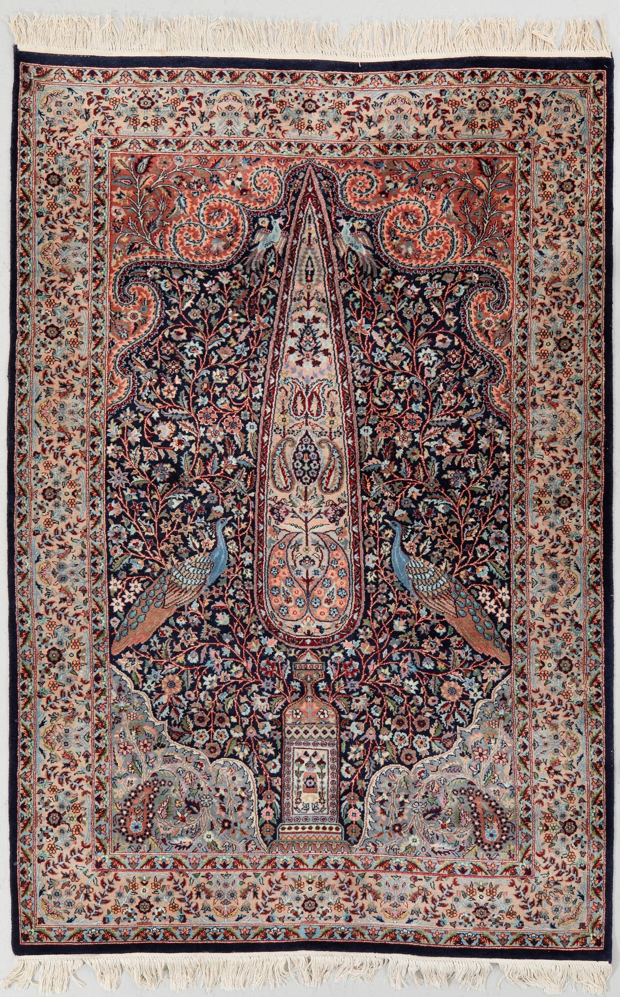 Rug, India, approx. 210 x 142 cm.