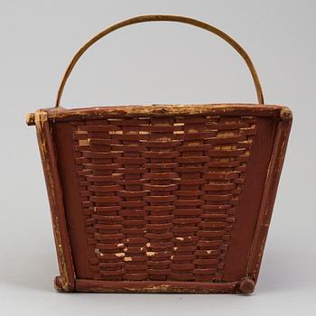 a basket from the 19th century.
