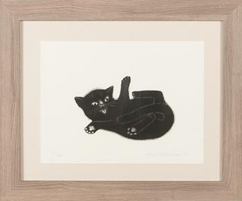 Frans Toikkanen, etching, signed and dated -91, numbered 66/100.