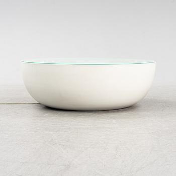 Gino Carollo' a 'Planet' glass top coffee table, Bonaldo, Italy.