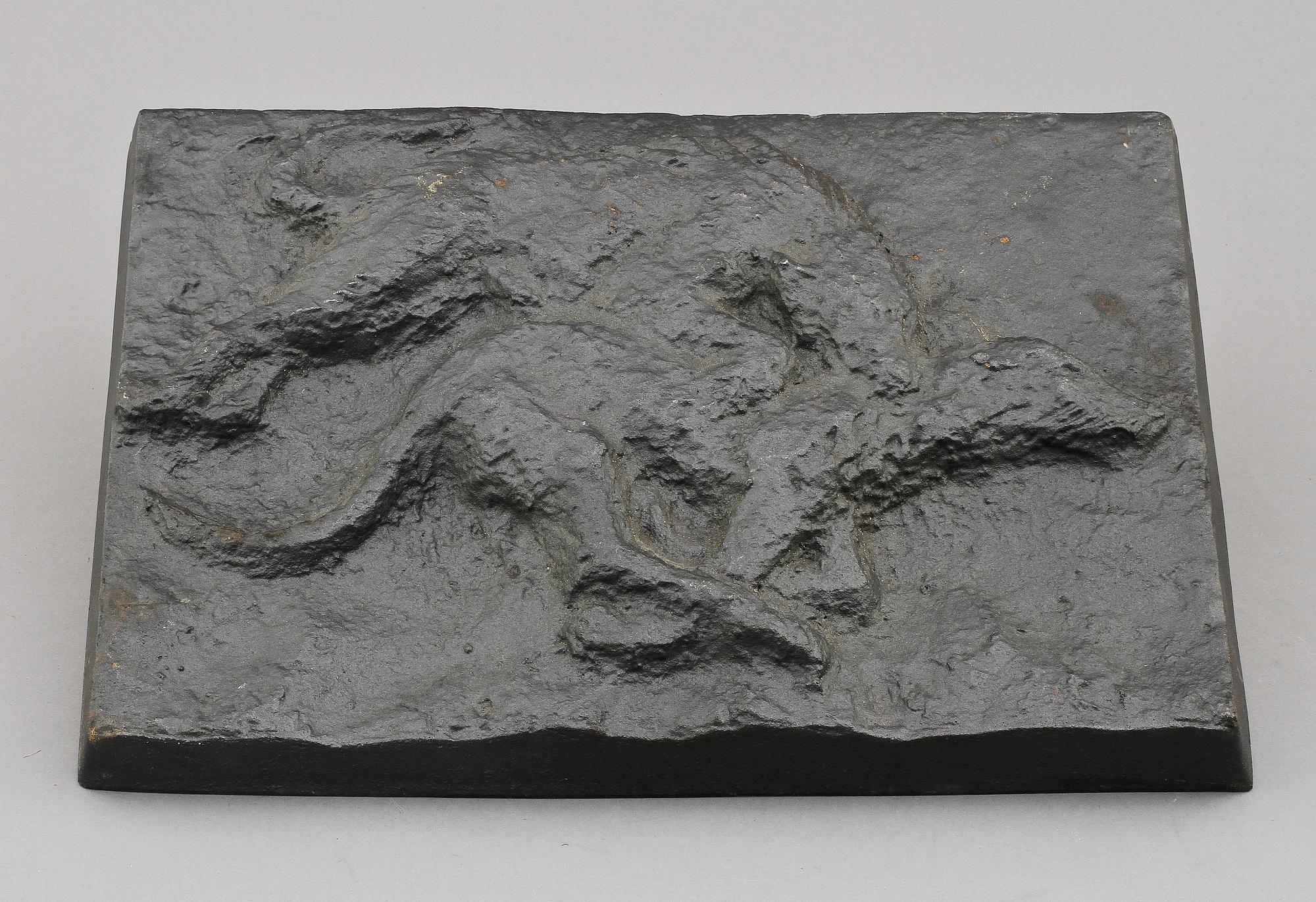 ERIK HEIDE, relief, järn, 1969.