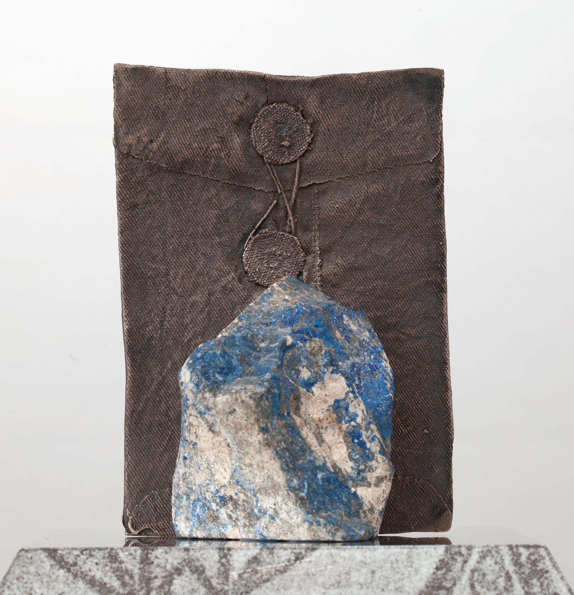 ROBERT RAUSCHENBERG, sign och dat -86 och numr 4/25. Multipel. Aluminium, screentryck, reliefpräglad silverplatta.