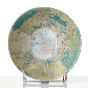 A Kashan lustre pottery Bowl, Persia, 13-14th century.