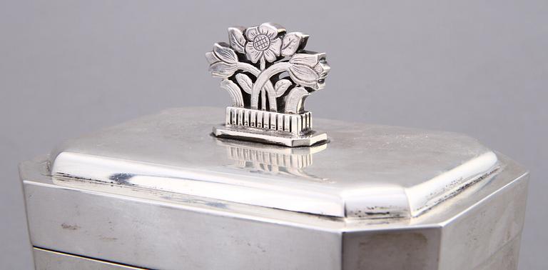 SKRIN, silver, W A Bolin, Stockholm, 1944. Ca 315 gr.
