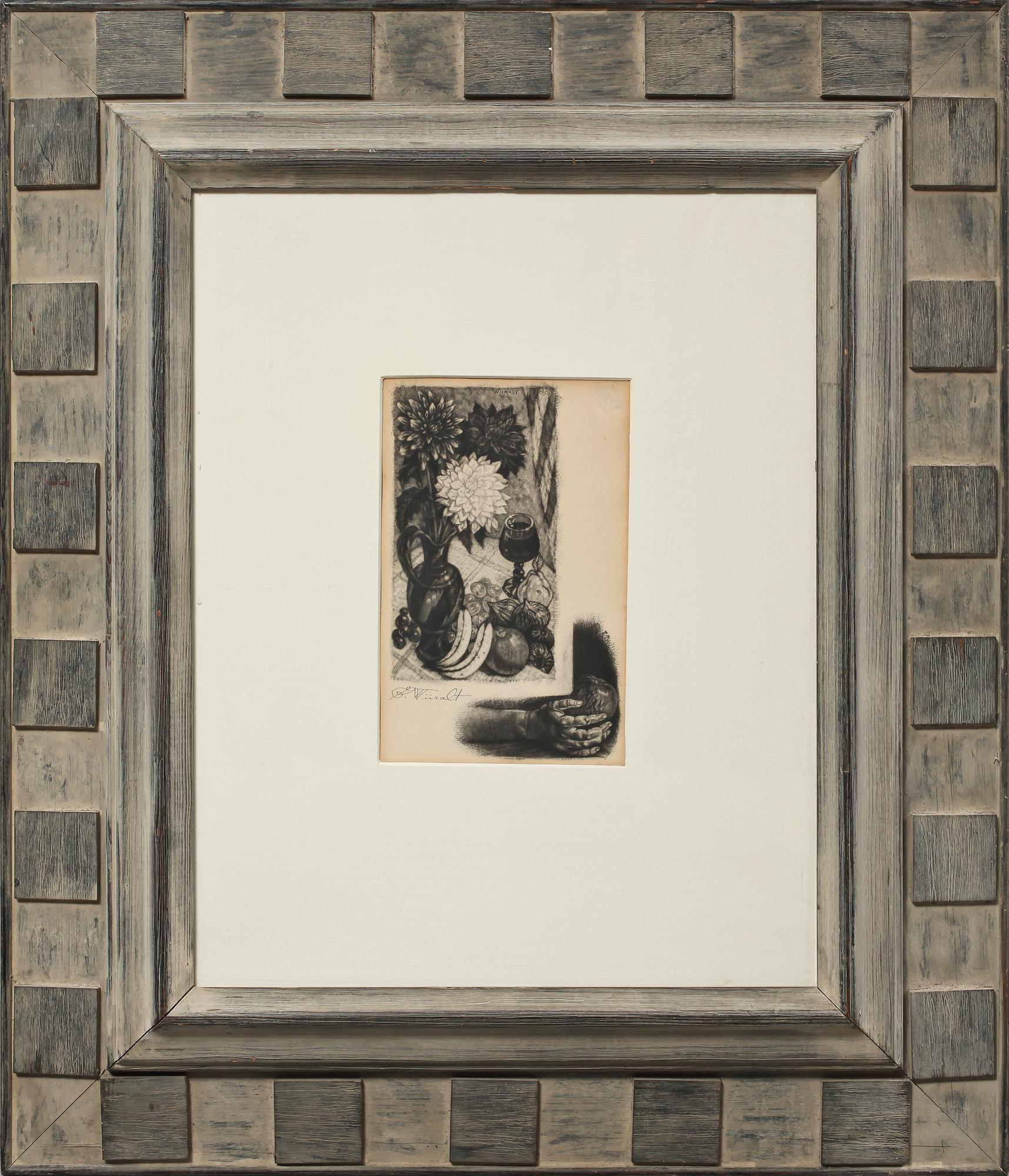 EDUARD WIIRALT, etsning, sign.