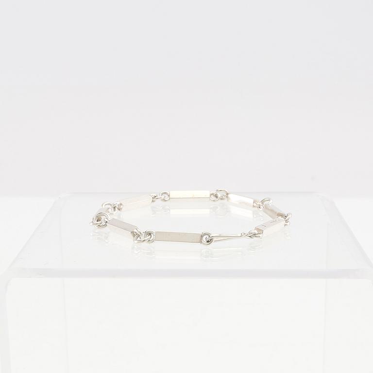 Wiwen Nilsson, silver link bracelet, Lund 1939.