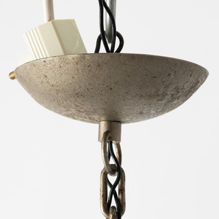 Harald Notini, a ceiling lamp, variant of model "6297", Arvid Böhlmarks Lampfabrik, Stockholm, 1920s.