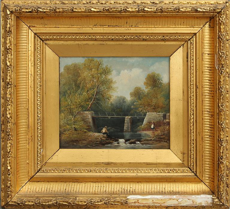 OKÄND KONSTNÄR, ett par. England, bär sign, 1800-talets slut.