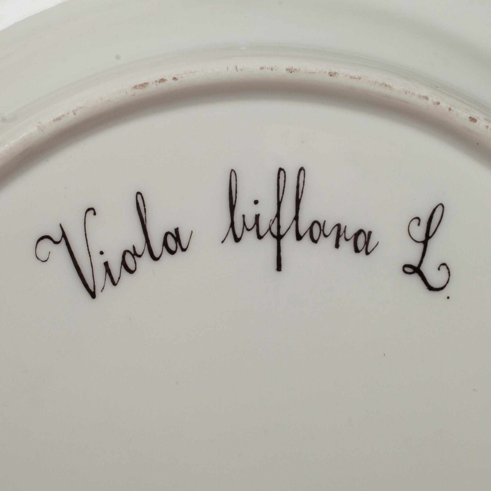 TALLRIKAR, 4 st, porslin, Flora Danica, Royal Copenhagen, 1960-tal.