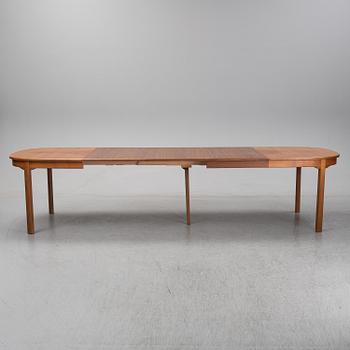 Carl Malmsten, A five-piece walnut 'Ambassadör' dining suite by Carl Malmsten.