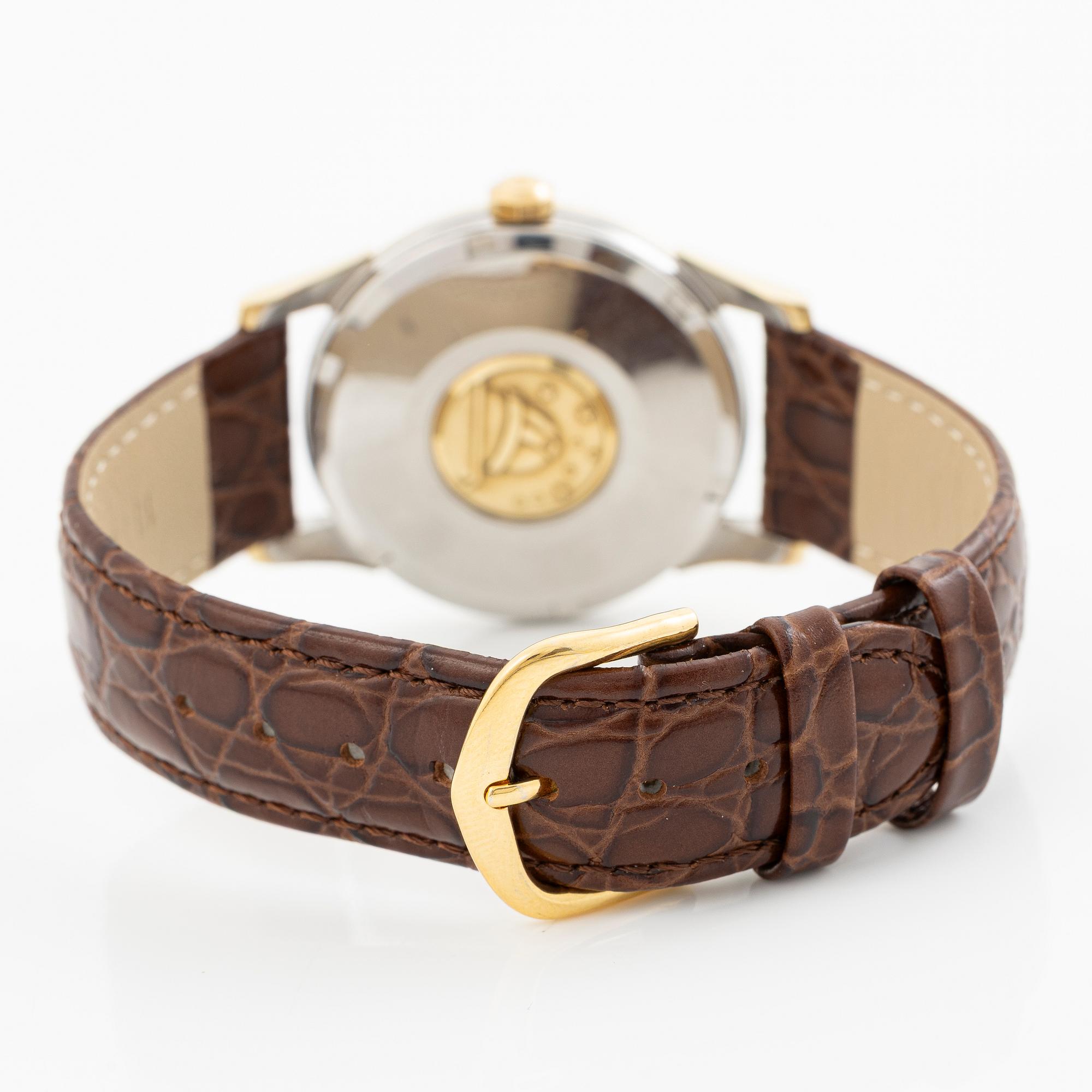 Omega, Constellation, Chronometer, "Pie-Pan", wristwatch, 34 mm.