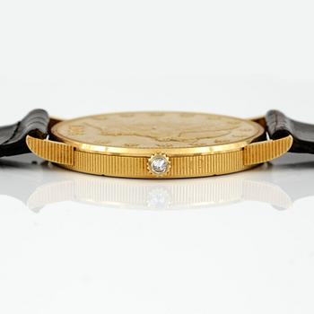 HERRUR, "Corum 20 Dollar Coin Watch" 22 och 18K guld. Vikt 47,12 g.