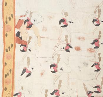 VÄGGBONAD, Indien, 1900-tal.