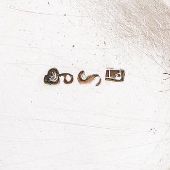 A cream jug and a sugar bowl, maker's mark of Petter Turulin, Sortavala 1824 and 1827.