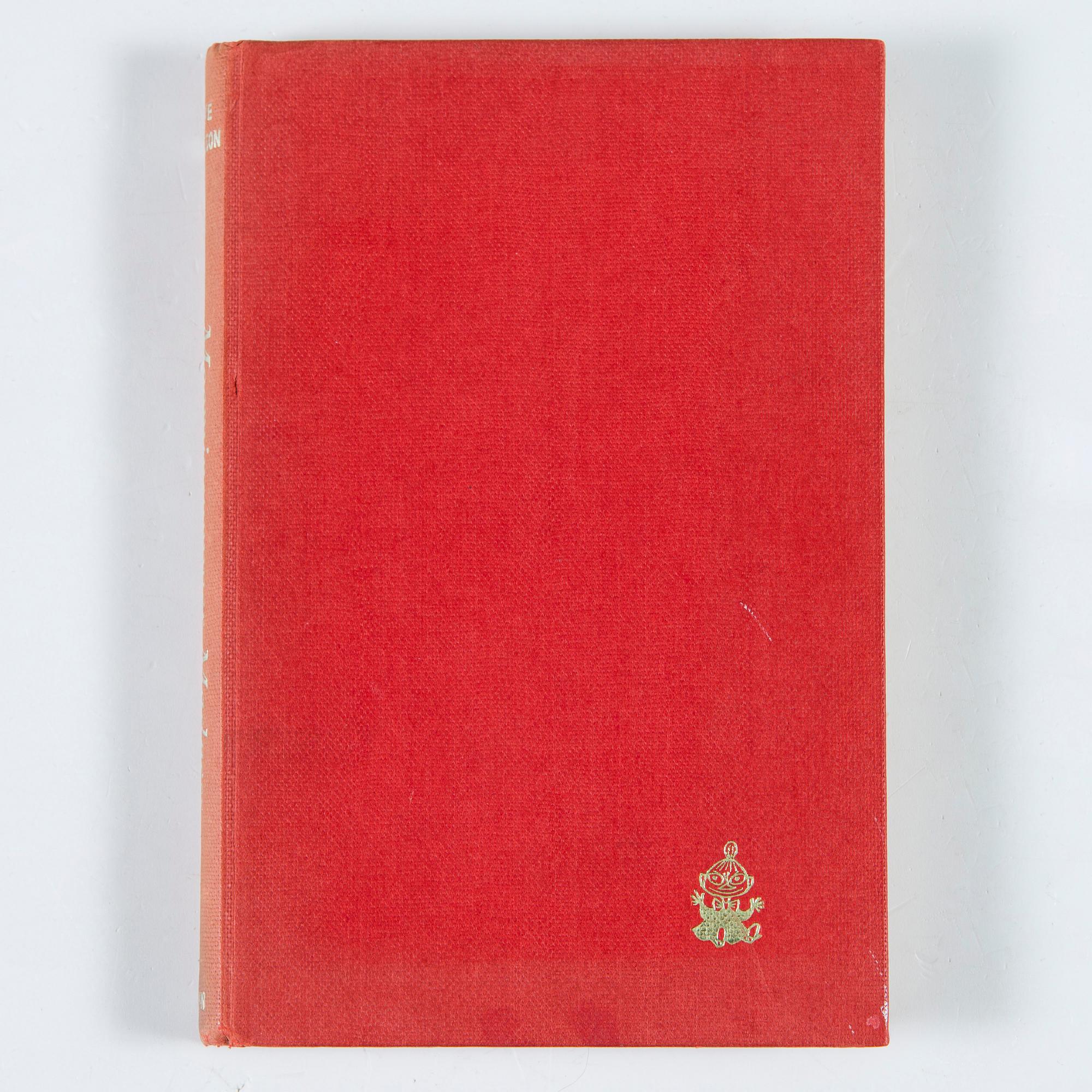 Tove Jansson, Bok 1 upplagan "Moominsummer Madness", Limited Ernest Benn London 1955.