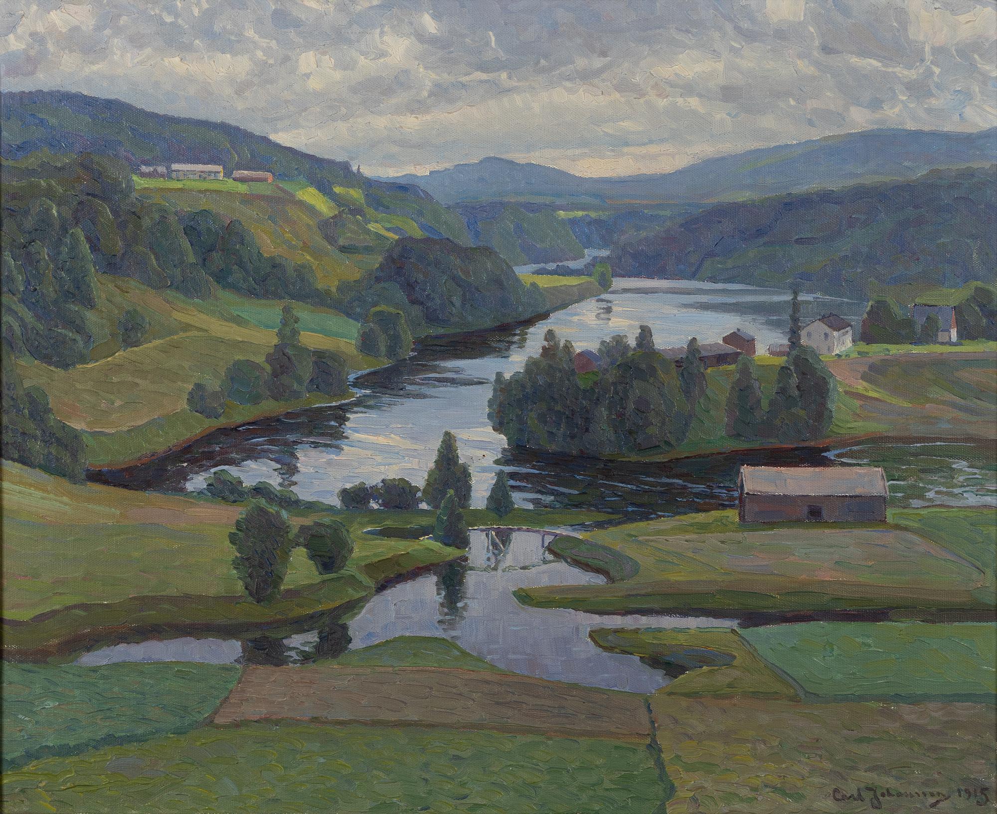 Carl Johansson, River Landscape.