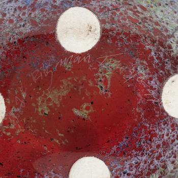 Jan-Erik Ritzman, a glass vase, Transjö 1997.