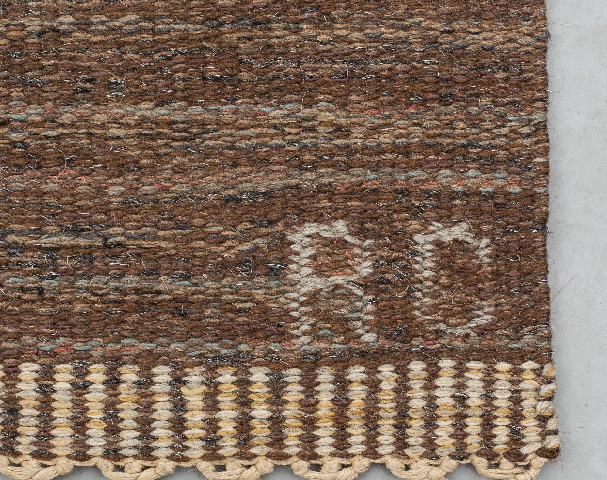 MATTA, rölakan, monogramsignerad RC (Rakel Carlander). Ca 248 x 171 cm.