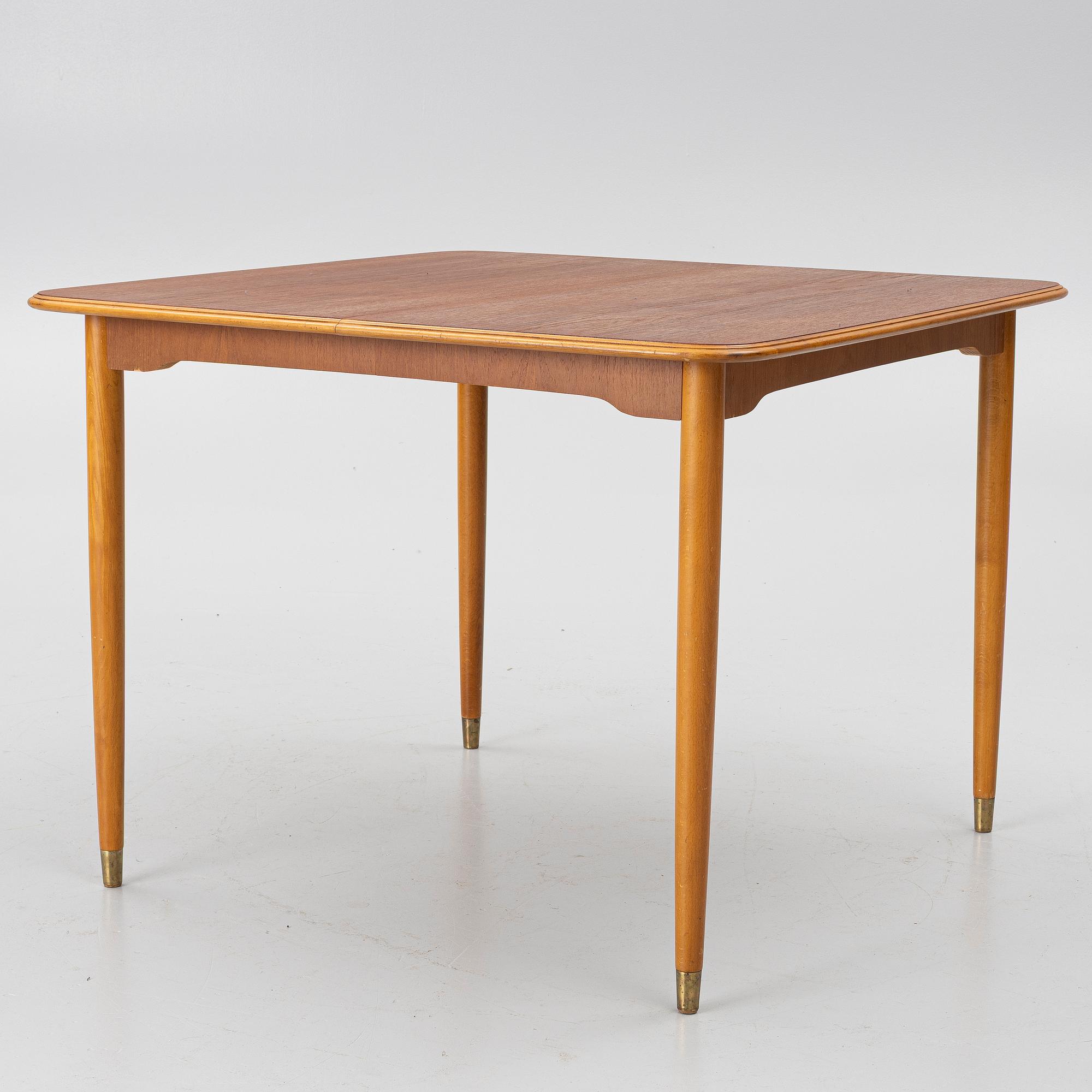 A dining table, teak, 1960s.