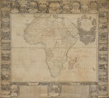 157. Nolin's map of Africa, "L'Afrique dressee sur les relations", 1740.