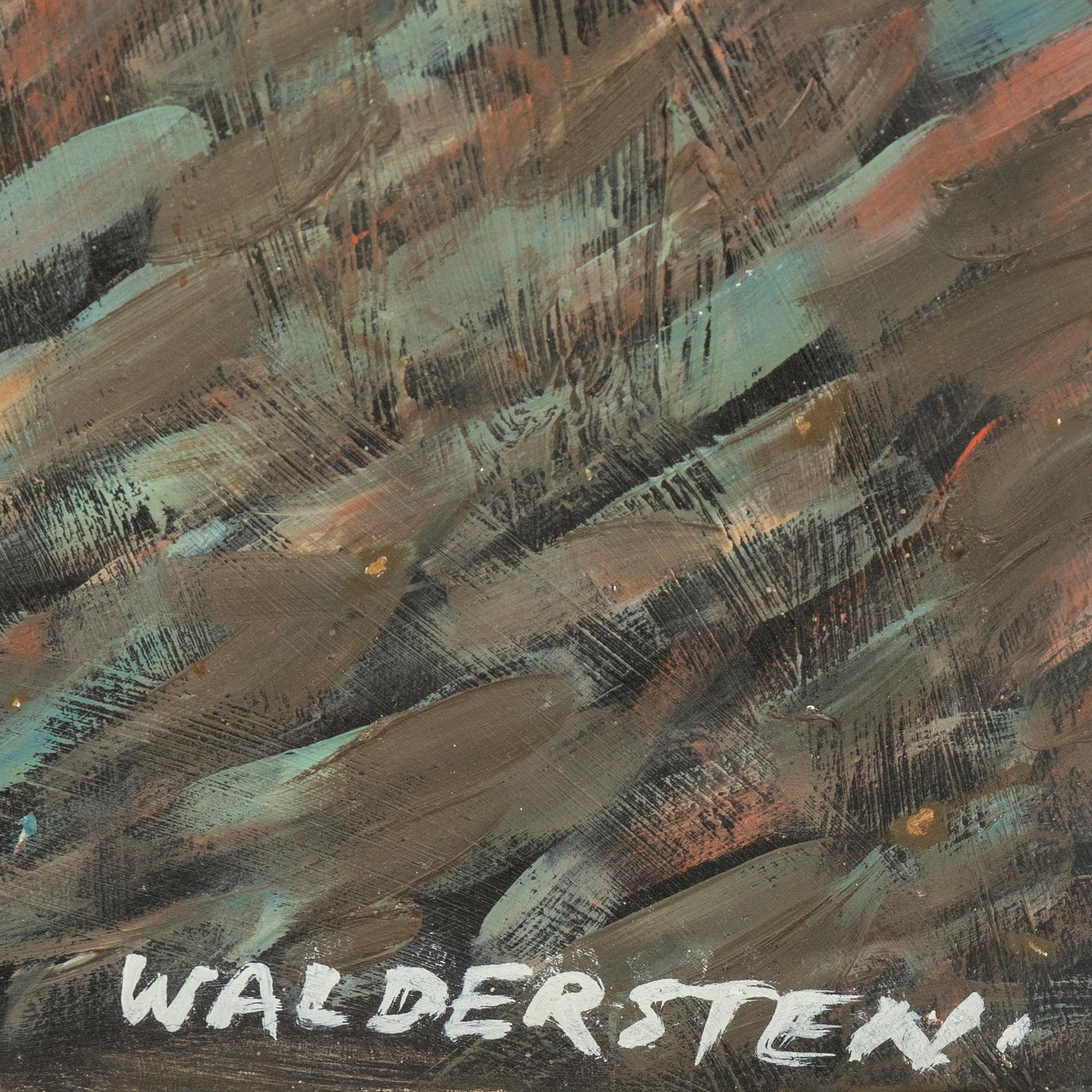 Jesper Waldersten, oil on panel, signed.