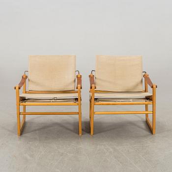 a pair of 'Cikada' armchairs by Benhgt Ruda, Ikea 1964.