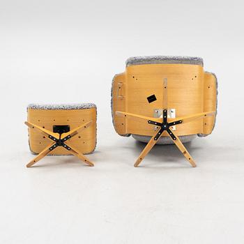 An 'Air' armchair with ottoman, Conform, 21st century.
