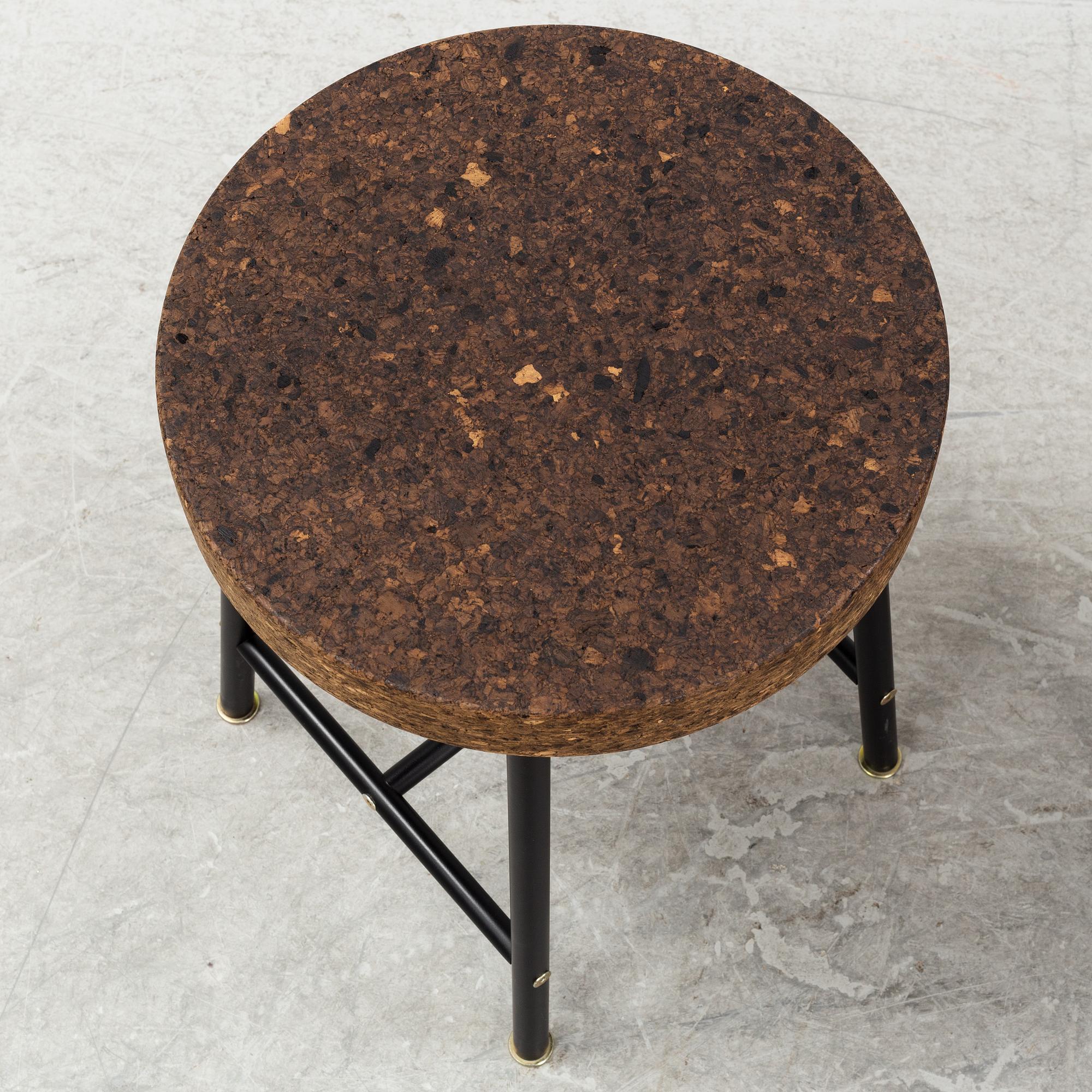 Ilse Crawford, a pair of 'Sinnerlig' cork stools for IKEA.