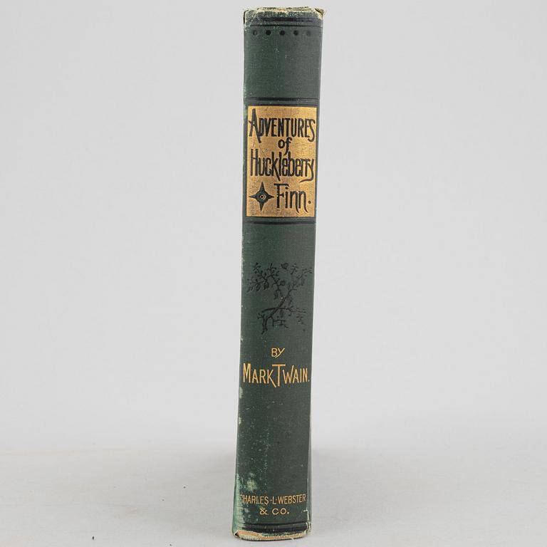 First US edition of Huckleberry Finn.