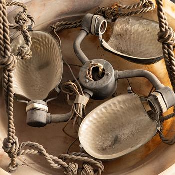 An alabaster ceiling lamp, 1920s.