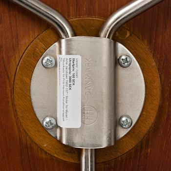 Three 'Myran' teak chairs from Fritz Hansen.