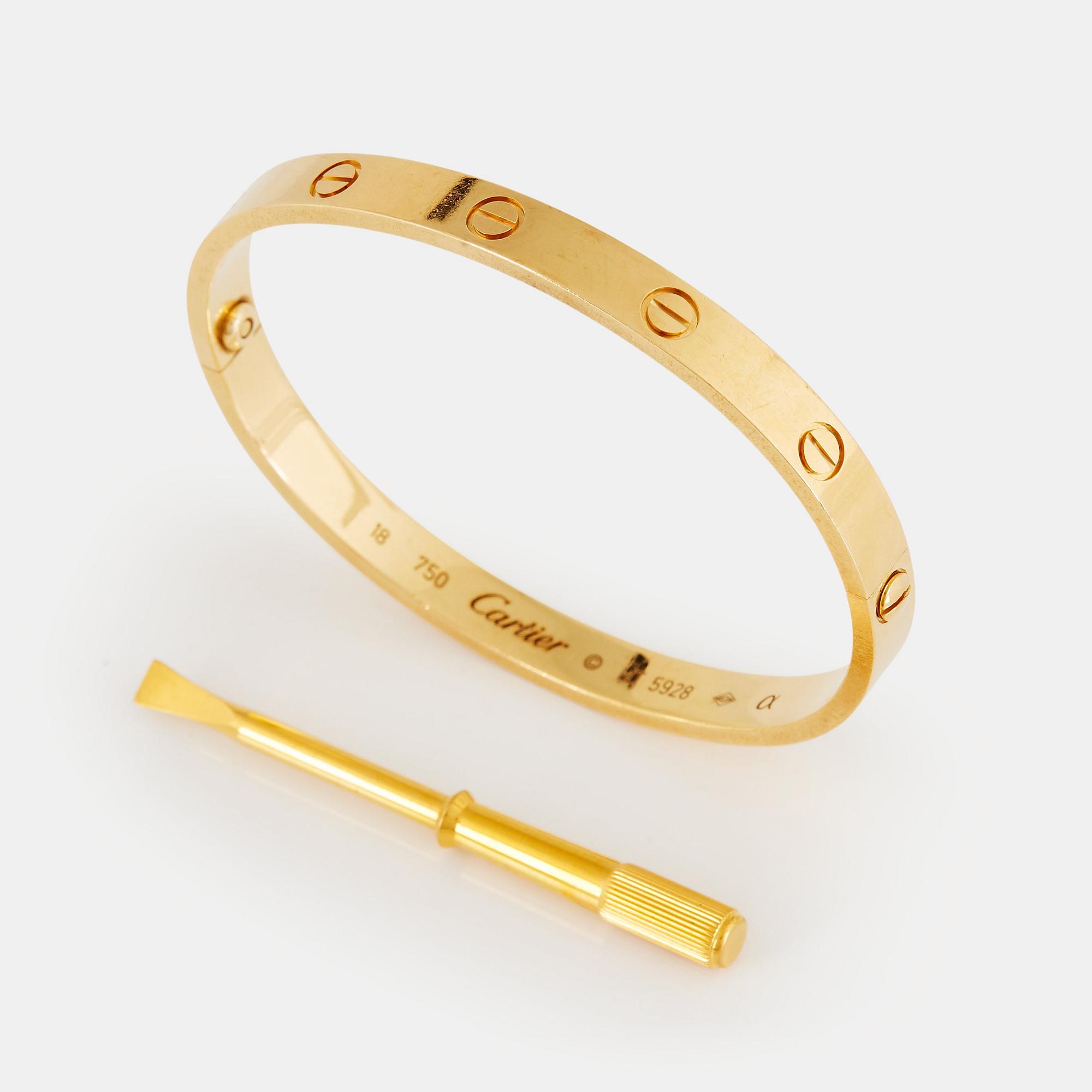 Cartier "Love" armband 18K guld.