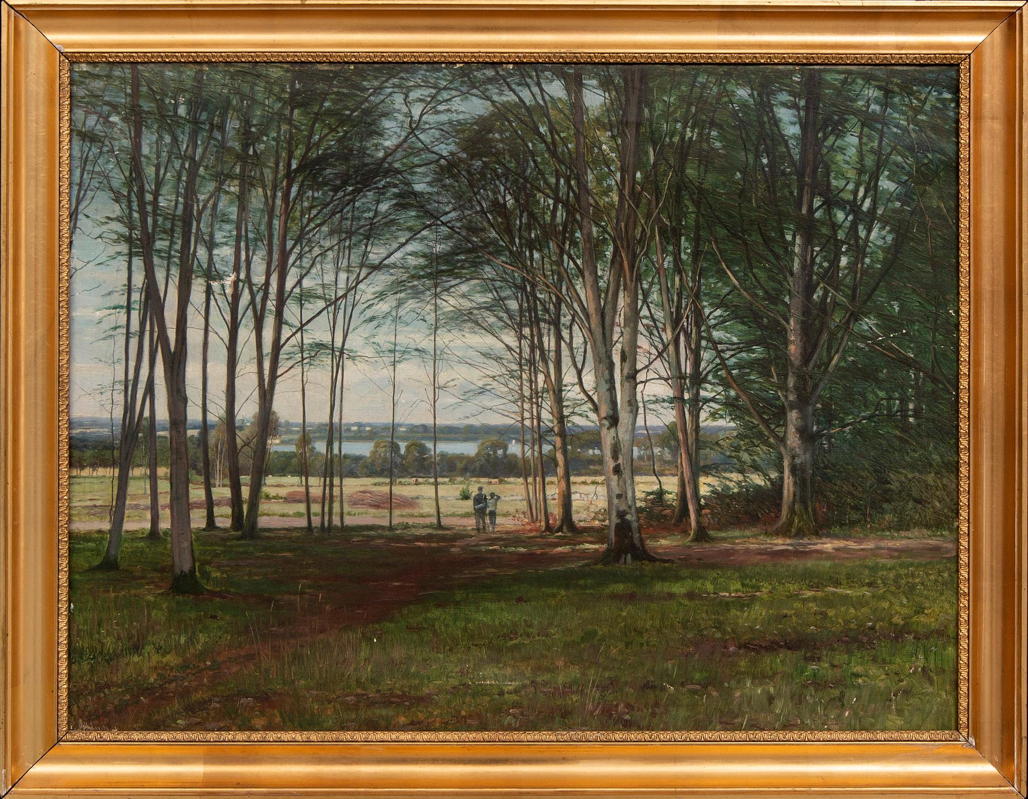 Axel Hjalmar Lindqvist, oil on canvas signed.