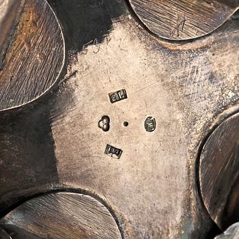 KANNA, silver, nyrokoko, Carl Linderoth, Motala 1889. Vikt 162 g.