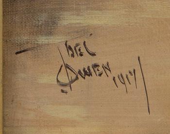 Joel Owen, (Francis E Jamieson), Vuoristomaisema ylhäältä.