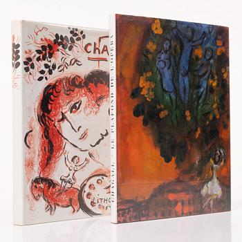 Marc Chagall, Books, 2 pcs, "Chagall - Lithographe III" and "Chagall - The Ceiling of the Opera".