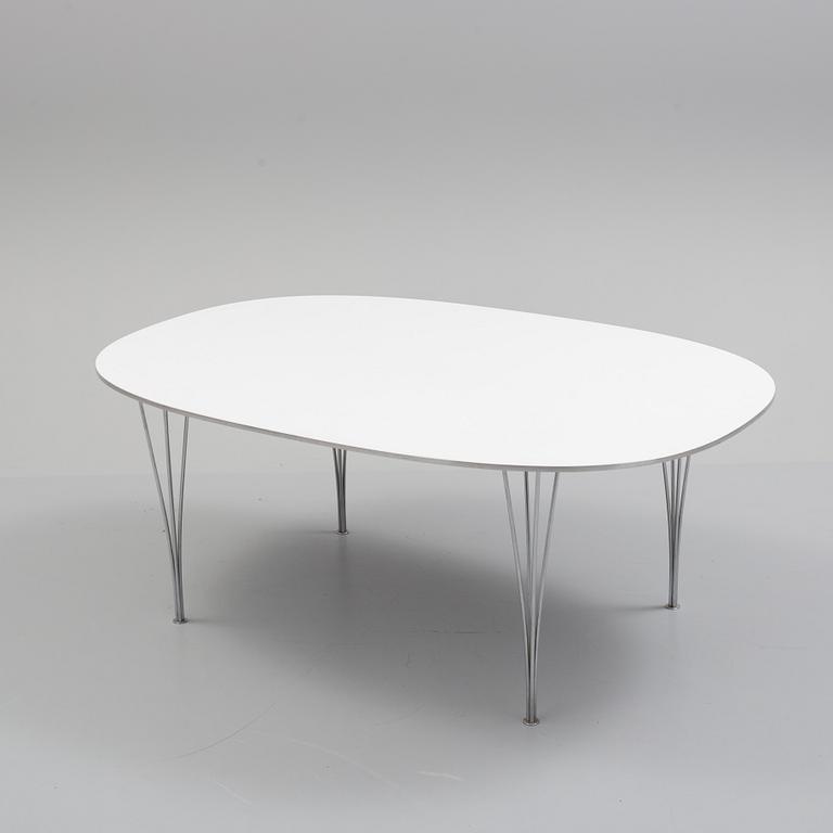 BRUNO MATHSSON OCH PIET HEIN, table, "Superelips", Fritz Hansen, MIAB, 1979.