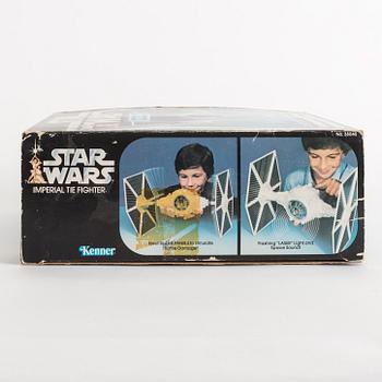 STAR WARS, Imperial Tie fighter i kartong, Kenner, 1978.