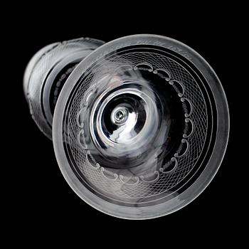 LOCKPOKAL, glas, Simon Gate, Orrefors 1976, numrerad 159/500.