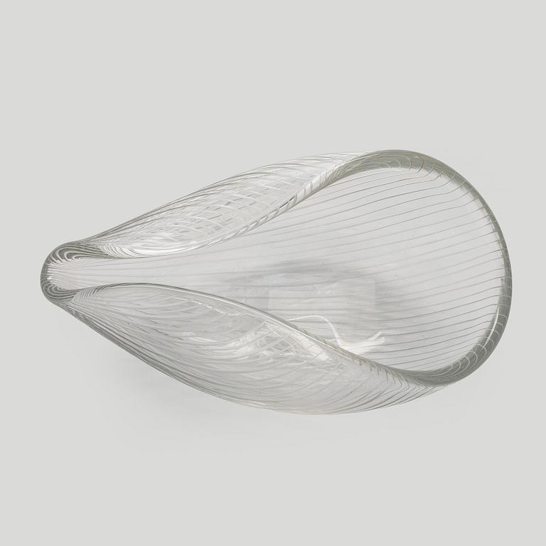Tapio Wirkkala, konstglas, modell 3342, signerad Tapio Wirkkala Iittala.