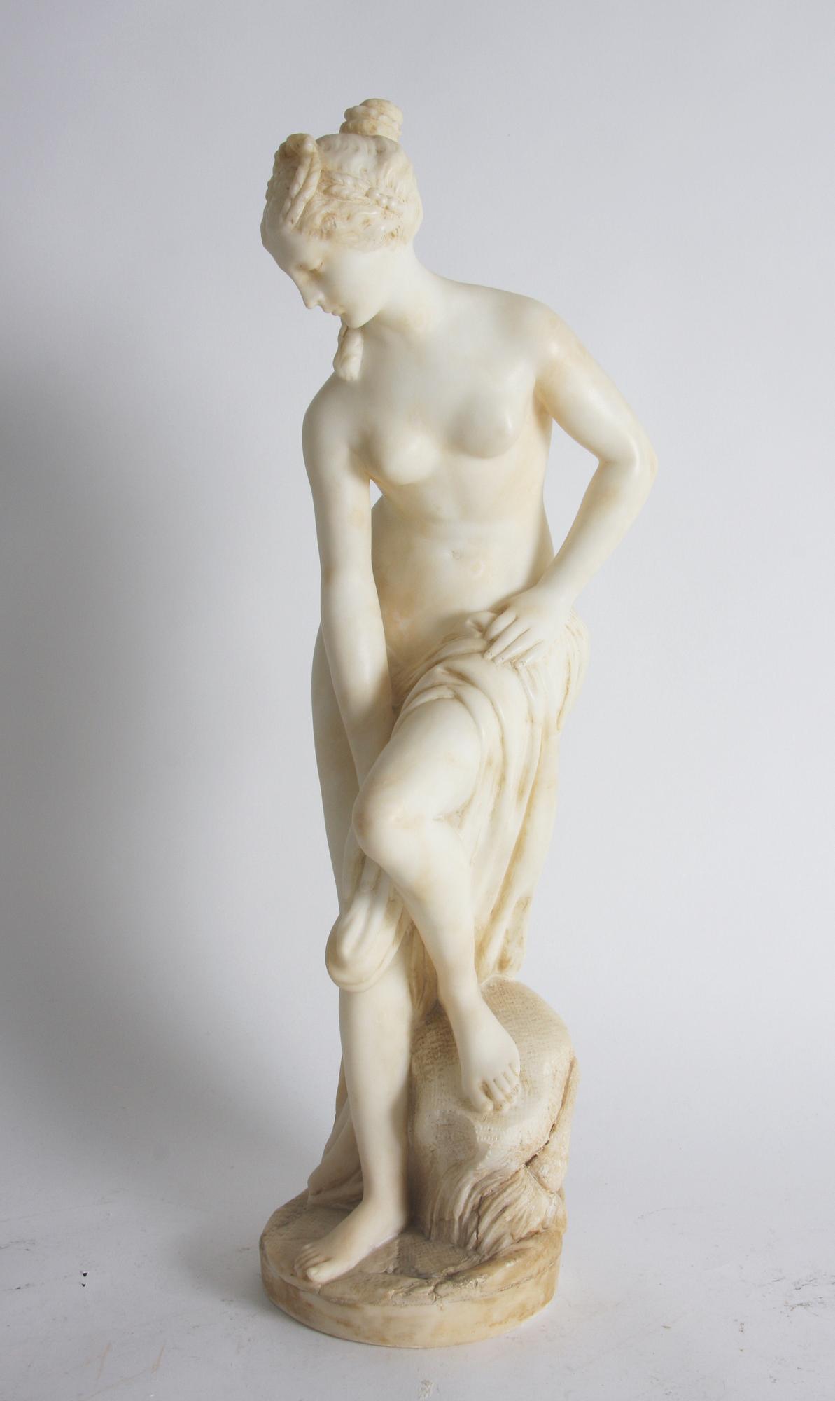 SKULPTUR, alabaster.