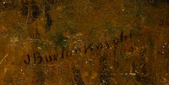 JOHN BUXTON KNIGHT, olja på duk, signerad.