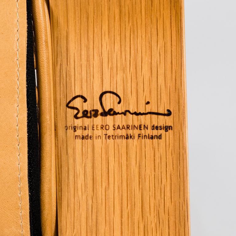EERO SAARINEN, a 'Grasshopper' armchar and ottoman manufactured under licens by Tetrimäki Finland.