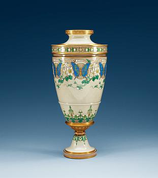 790. A Sèvres vase, dated 1889 and decorated 1893.
